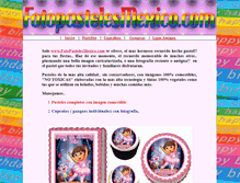 Tablet Screenshot of fotopastelesmexico.com